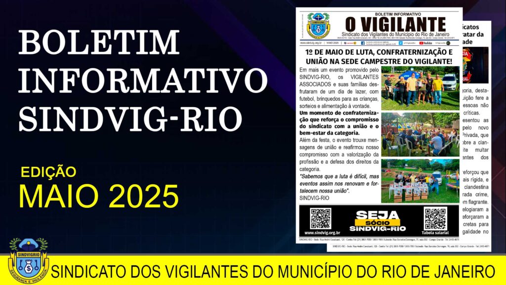 BOLETIM INFORMATIVO MAIO 2025