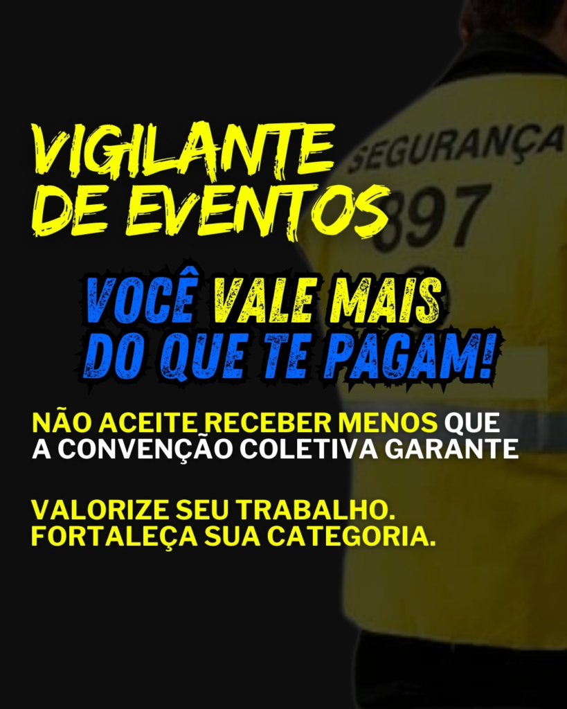 VALORIZAR NOSSO TRABALHO É DEVER DE TODOS!