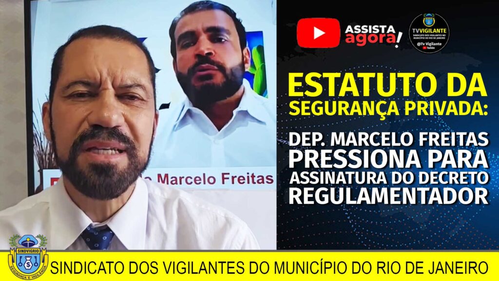ESTATUTO DA SEGURANÇA PRIVADA: DEPUTADO MARCELO FREITAS PRESSIONA PARA ASSINATURA DO DECRETO REGULAMENTADOR