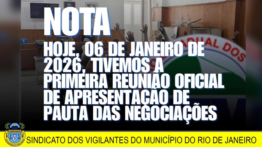 NOTA SOBRE A REUNIÃO DE NEGOCIAÇÃO DA CAMPANHA SALARIAL 2026