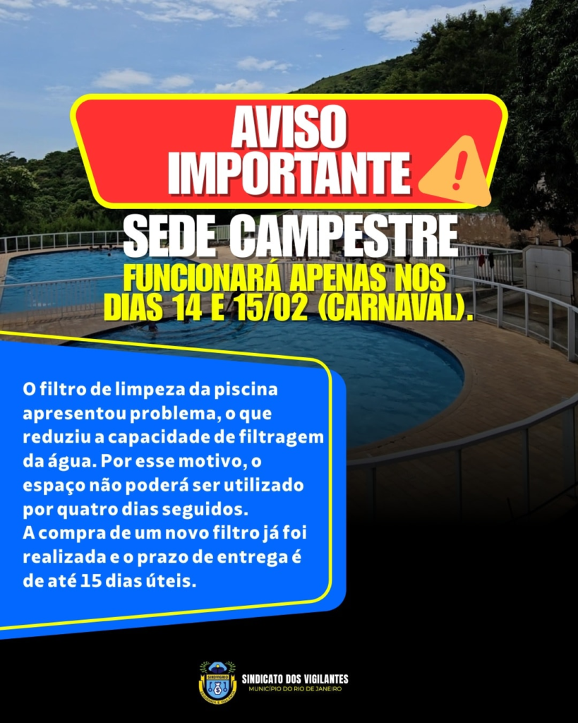 AVISO IMPORTANTE SEDE CAMPESTRE