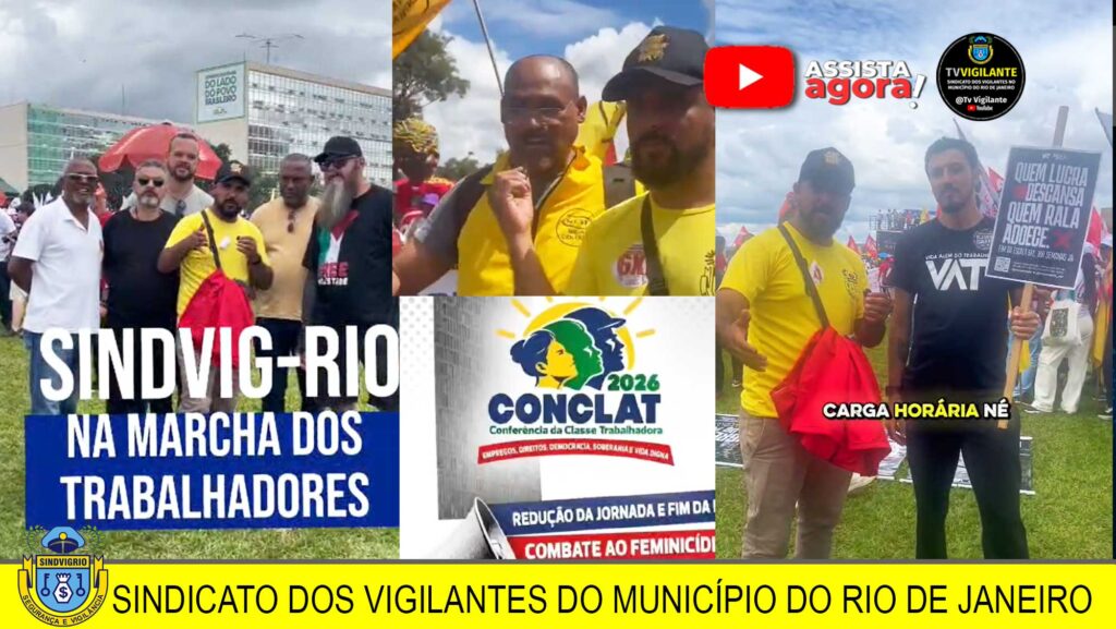 SINDVIG-RIO MARCA PRESENÇA NA CONCLAT 2026