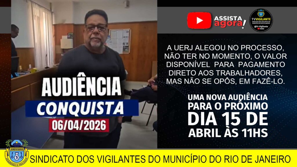COMO FOI O SEGUNDO DIA DE AUDIÊNCIA CONQUISTA /UERJ