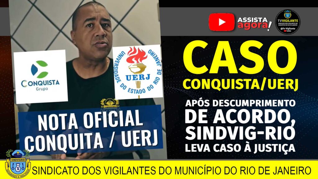 CASO CONQUISTA /UERJ UERJ DESCUMPRE ACORDO E DESISTE DE MEDIAÇÃO NO MPT